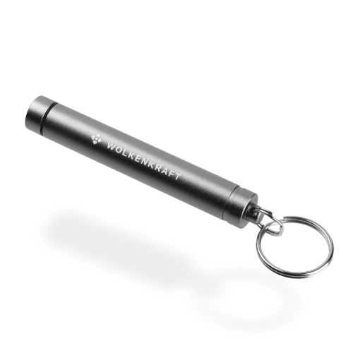 WOLKENKRAFT Dosing Capsule-Container for 5 Kapseln *Gun Metal*